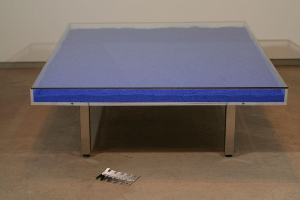 Table Klein Blue™ by Yves Klein For Sale at 1stDibs yves klein blue table
