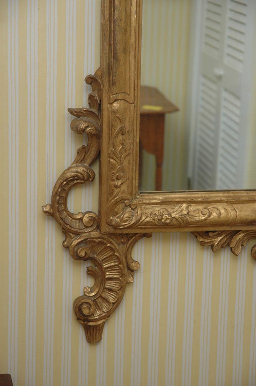 19th Century Italian Venetian Giltwood Mirror For Sale 2