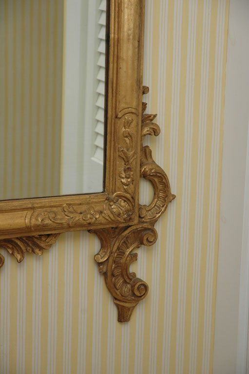 19th Century Italian Venetian Giltwood Mirror For Sale 3