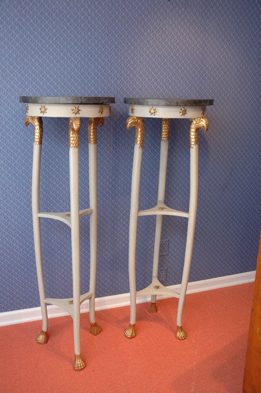 Gilt Pair of 19th Century English Regency Stands For Sale