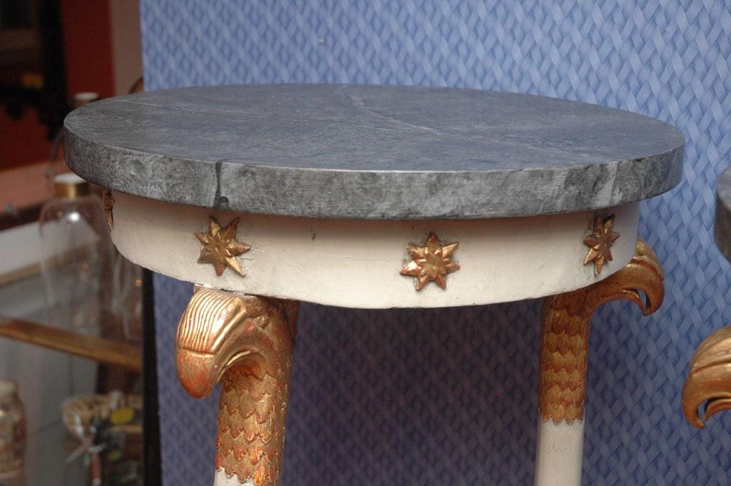 Paint Pair of 19th Century English Regency Stands For Sale