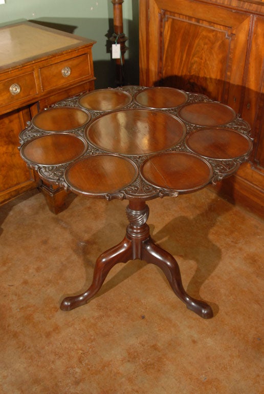 English Tilt-Top Supper Table of Mahogany In Excellent Condition In Austin, TX
