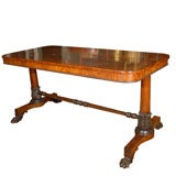English Library Table of Rosewood