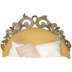 Antique Italian Headboard in Queen Size