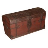 Antique 19th Century Humpback Trunk
