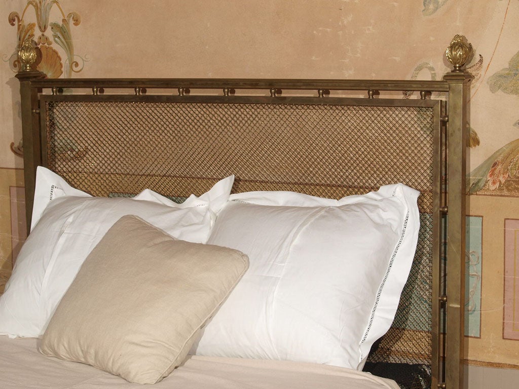 20th Century French Brass Bed
