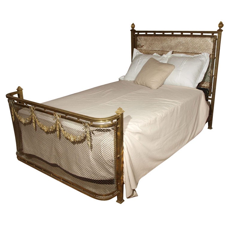 French Brass Bed