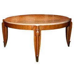 Jean PASCAUD - Art Deco Round Table 1940