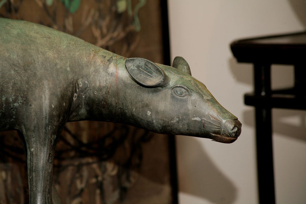 Japanese Bronze Nara Deer Stulpture