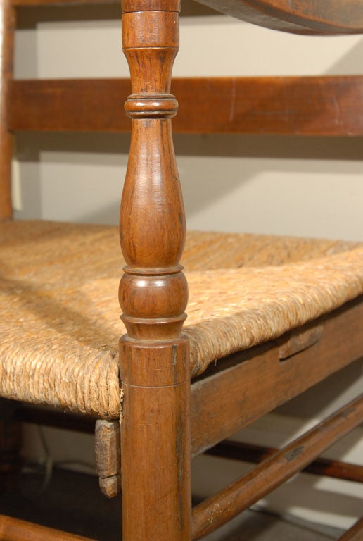 18th Century and Earlier Cherry Settee For Sale