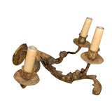 GIlded Iron Sconce