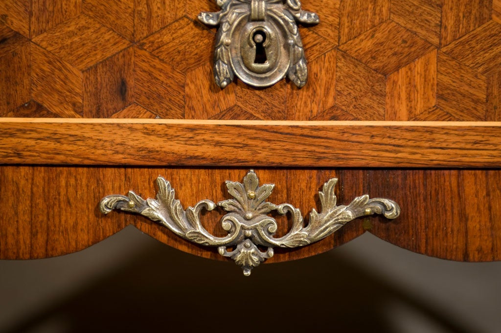 Louis XVI Style Marquetry Commode For Sale 3