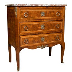 Louis XVI Style Marquetry Commode 10