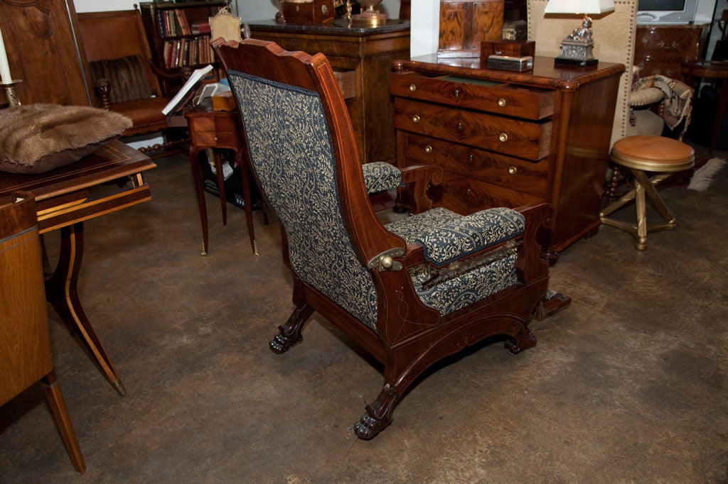 19th Century Biedermeier Library Recliner