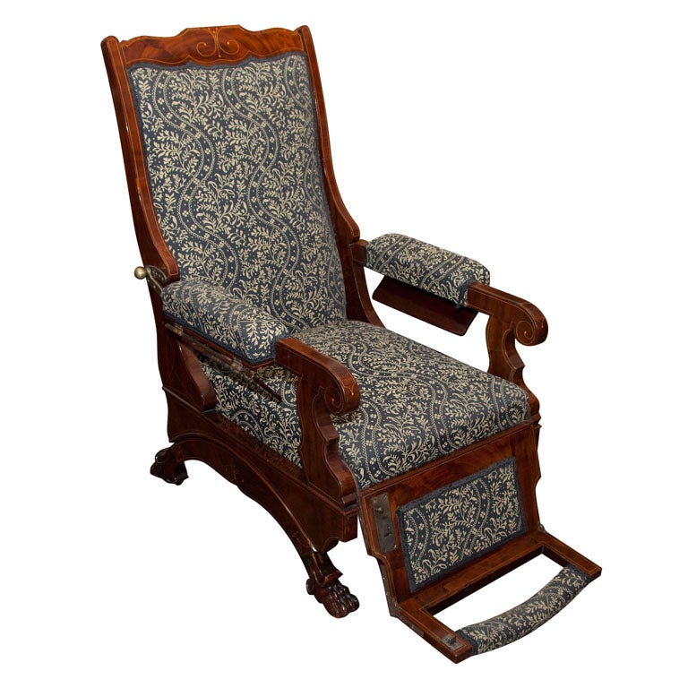 Biedermeier Library Recliner