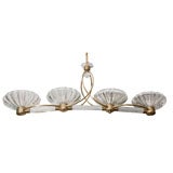 ART DECO MURANO CEILING LIGHT