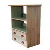 Antique Green Hanging Cabinet