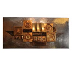 A Modernist Wall Sculpture signed Sammy 4