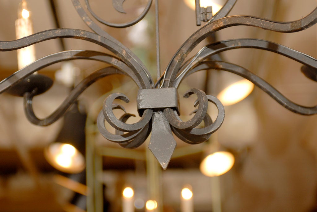 Iron Chandelier For Sale 2