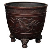 Chinese Turn of the Century Bronze Cachepot