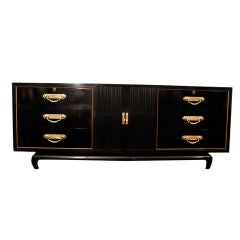 Ebonized Hardwood Server by American of Martinsville