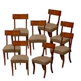 Set of 8 Regency Style Dining Chairs