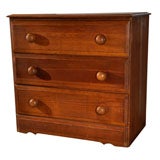 Charming Early American Three Drawer Dresser