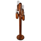 One-of-a-kind Solid Wood Cactus Floor Lamp