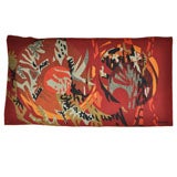 French Abstract Tapestry Signed and Numbered