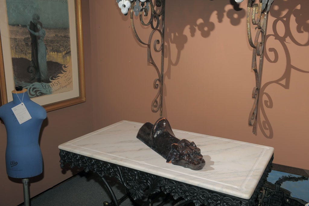 19th C. French Gargole Roof Orniment In Good Condition In San Francisco, CA