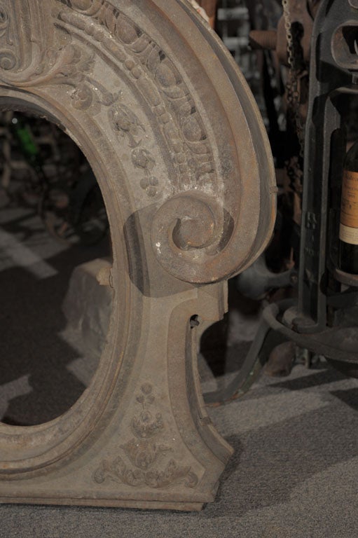 Cast Iron Window Frame  'Oeil de Boeuf ' 1