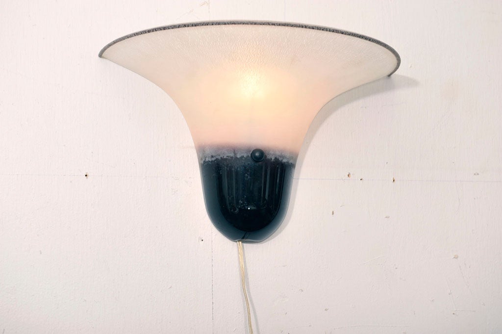 Barbini Art Glass Wall Sconces For Sale at 1stdibs