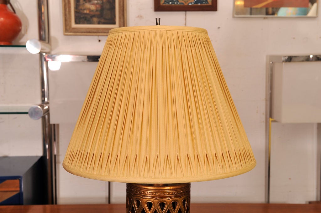 American Wonderful Decorative Modern Lamp in the Manner of James Mont