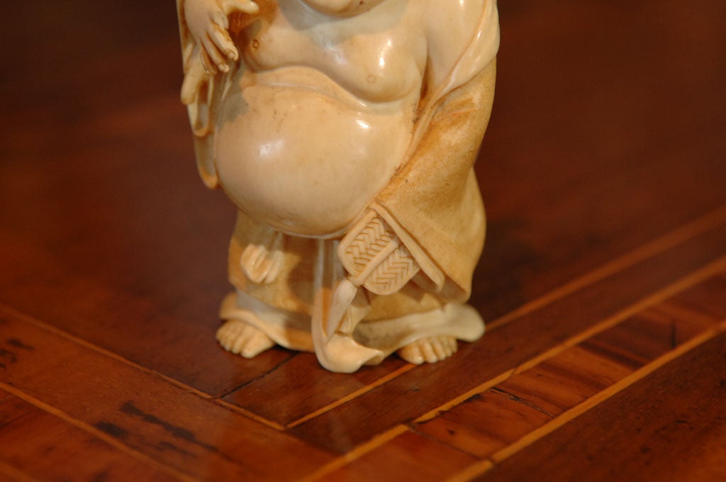 Ivory Laughing Buddha 2