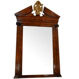 Antique George II  Walnut Mirror