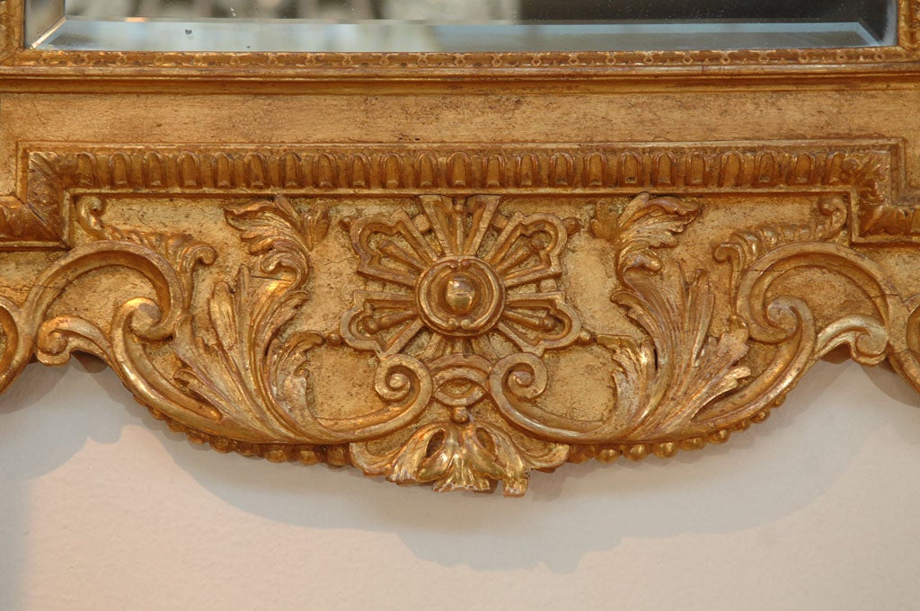 George II Carved Giltwood Mirror 1