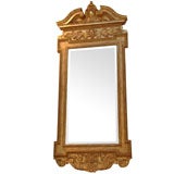 George II Carved Giltwood Mirror