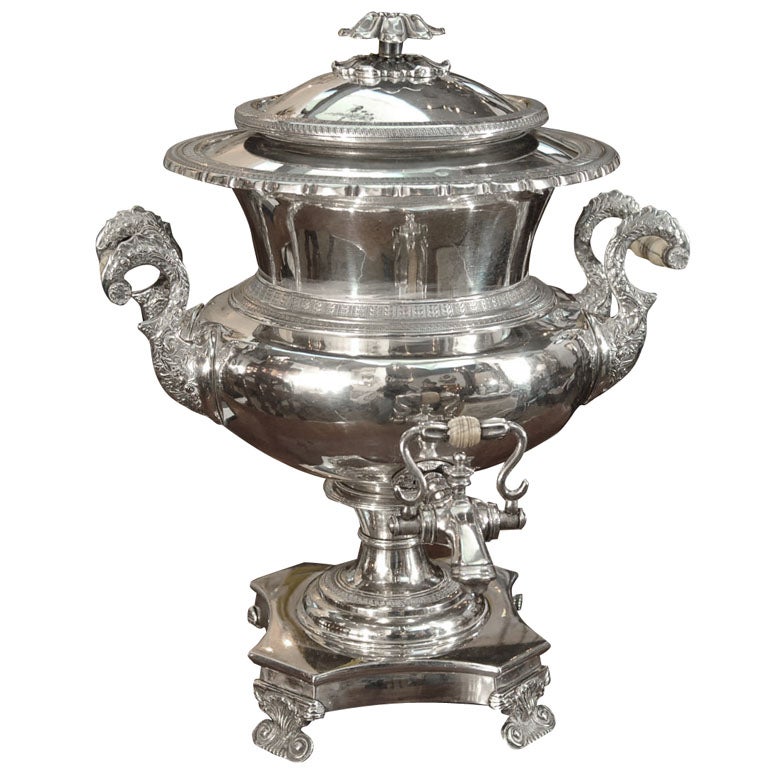 Silver Plated Tea Urn