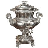 Antique Silver Plated Tea Urn