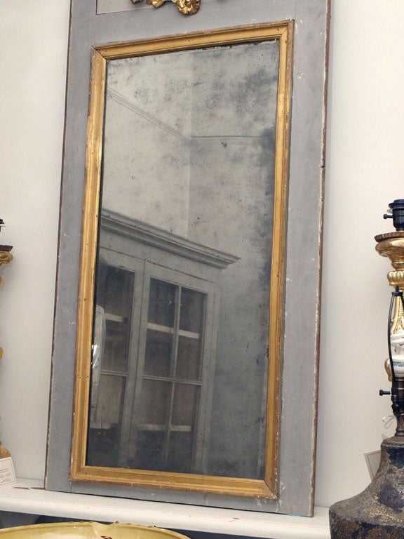 Louis XVI Trumeau Mirror For Sale 4