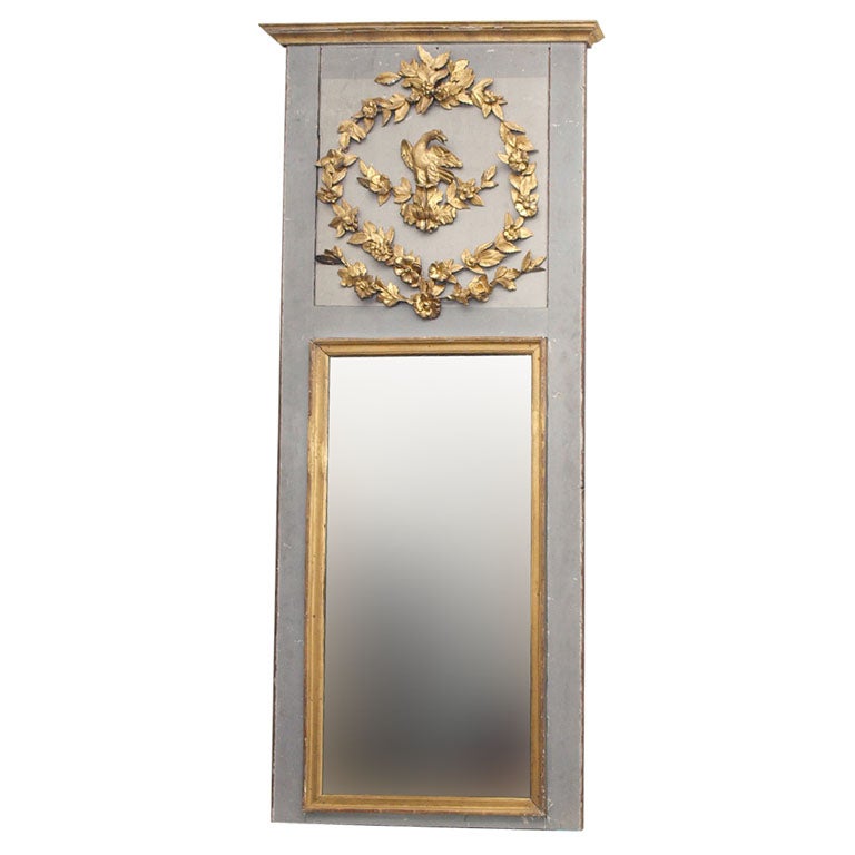 Louis XVI Trumeau Mirror For Sale
