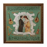 Used Large Musical Autographed Textile:  Auld Lang Syne