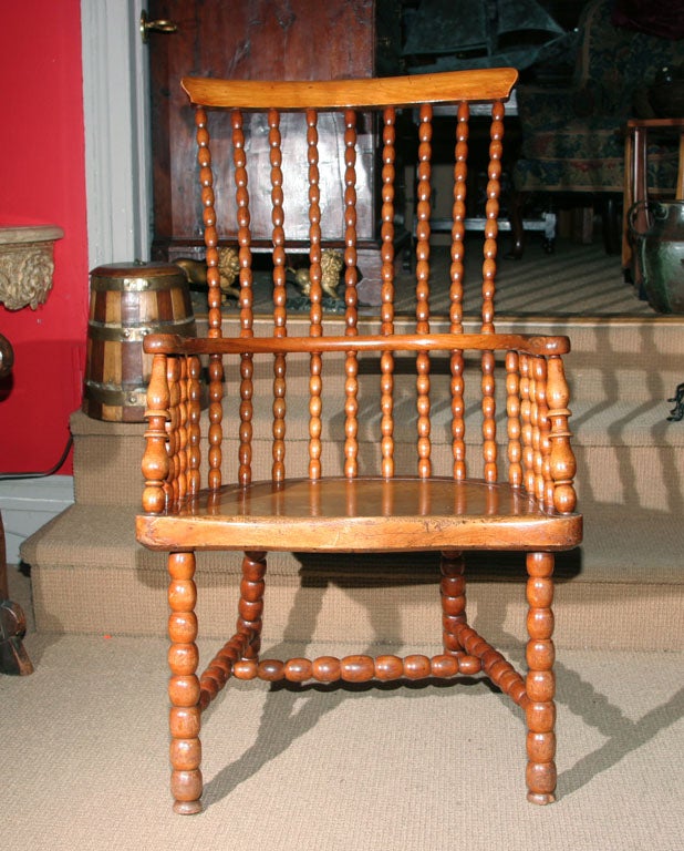 Fruitwood Rare Early 19th Century Scottish Windsor Chair