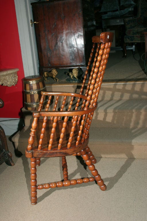 Rare Early 19th Century Scottish Windsor Chair 3