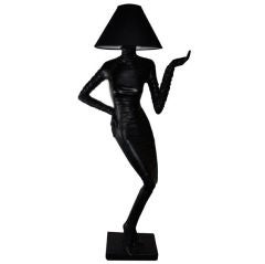74" Heigh The Lady Floor Lamp from the 80s