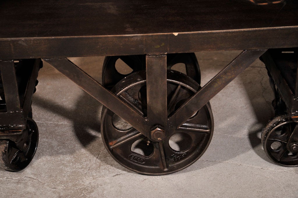 INDUSTRIAL LUMBER YARD CART 1850"S