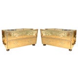 Pair of Brass Clad Chests