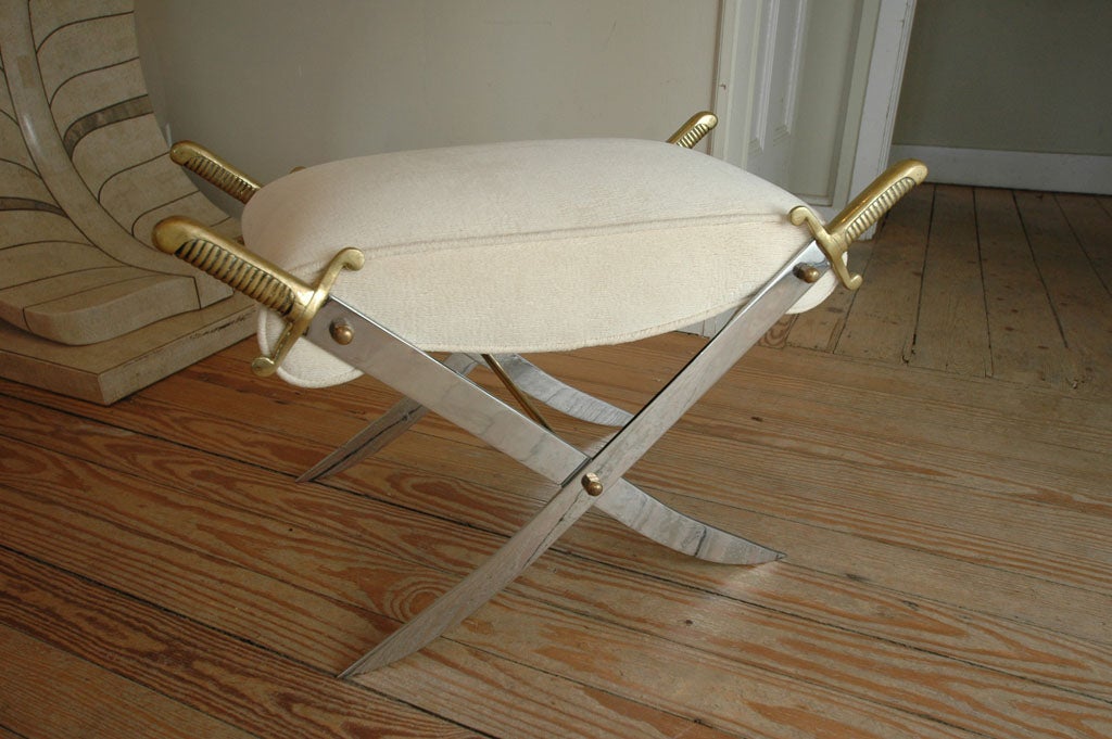 Upholstered Sword Bench