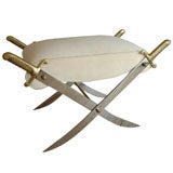 Upholstered Sword Bench