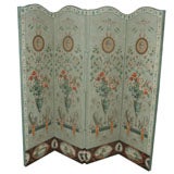 4 PANEL HAND PAINTED GRACIE SCREEN